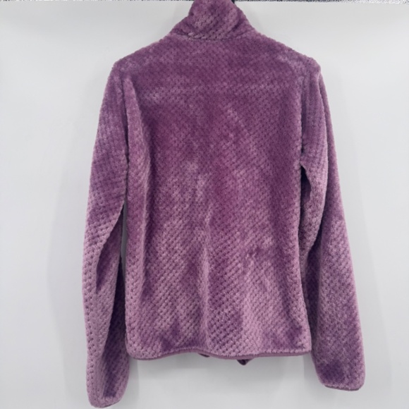 Columbia Sweater Women Medium Purple Fleece 1/2 Zip Pullover Cozy Turtle Neck - Picture 6 of 11